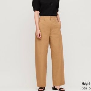Uniqlo wide fit curved pant